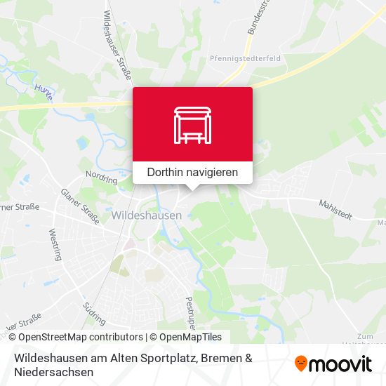 Wildeshausen am Alten Sportplatz Karte