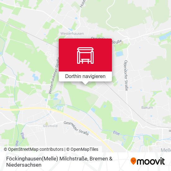 Föckinghausen(Melle) Milchstraße Karte