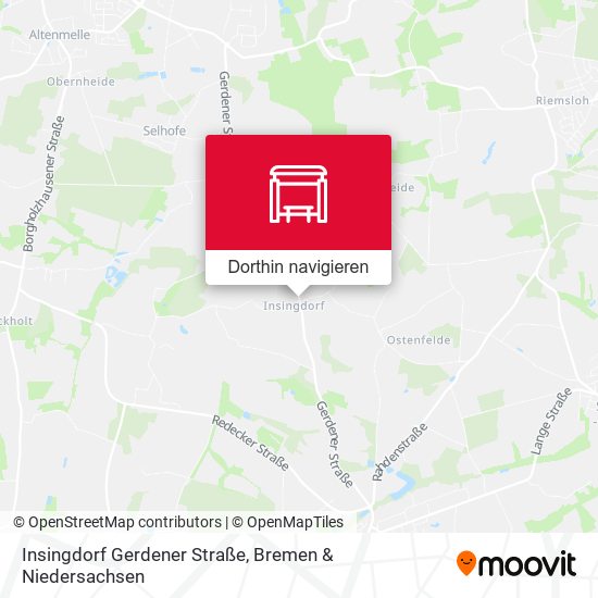 Insingdorf Gerdener Straße Karte