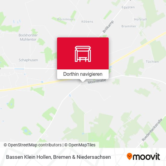 Bassen Klein Hollen Karte