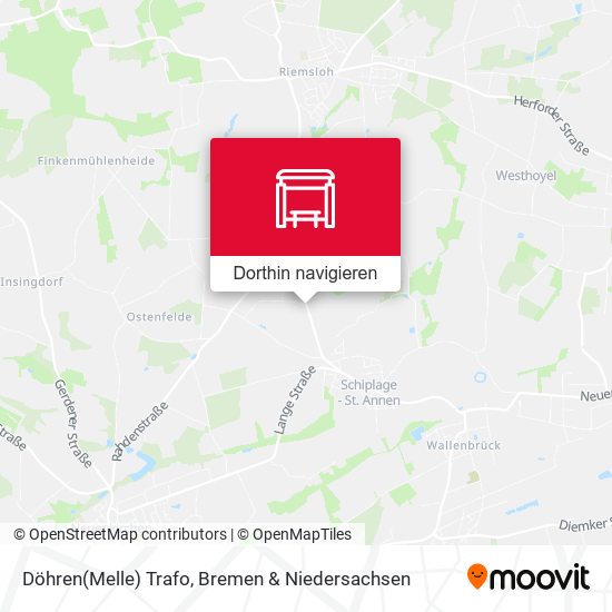 Döhren(Melle) Trafo Karte