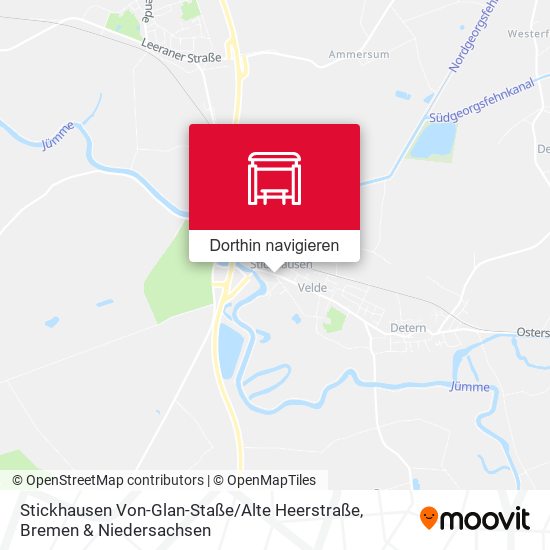 Stickhausen Von-Glan-Staße / Alte Heerstraße Karte
