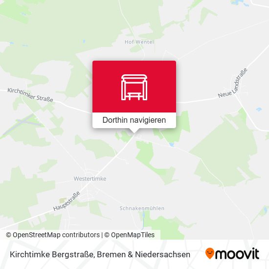 Kirchtimke Bergstraße Karte