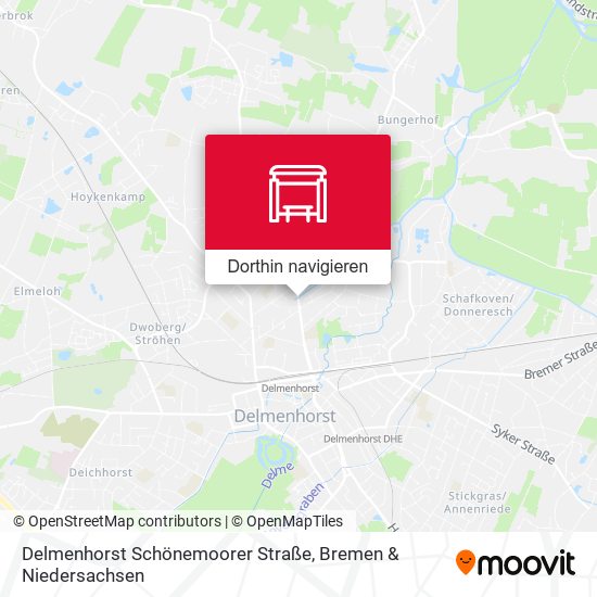 Delmenhorst Schönemoorer Straße Karte