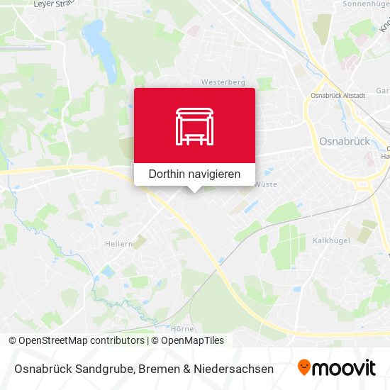Osnabrück Sandgrube Karte