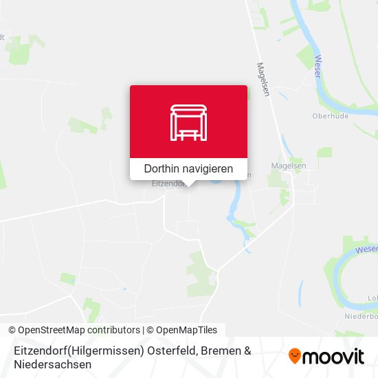 Eitzendorf(Hilgermissen) Osterfeld Karte