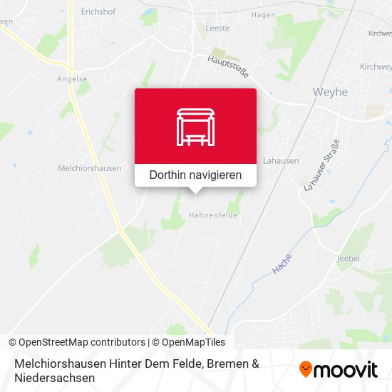 Melchiorshausen Hinter Dem Felde Karte