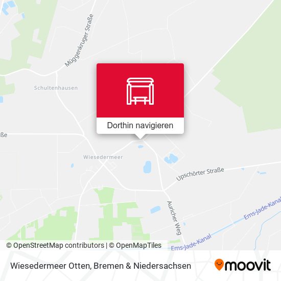 Wiesedermeer Otten Karte