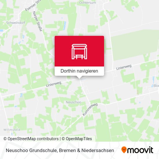Neuschoo Grundschule Karte