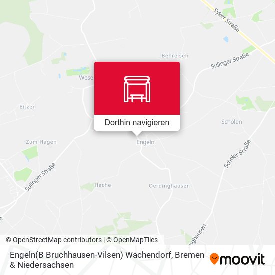 Engeln(B Bruchhausen-Vilsen) Wachendorf Karte