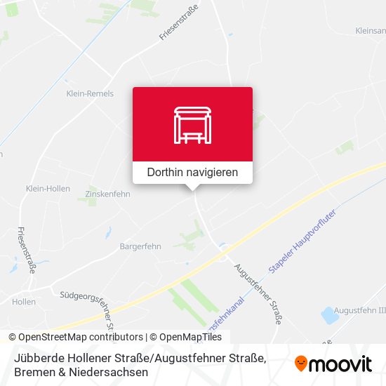 Jübberde Hollener Straße / Augustfehner Straße Karte