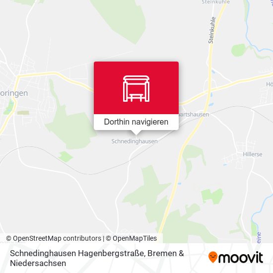 Schnedinghausen Hagenbergstraße Karte