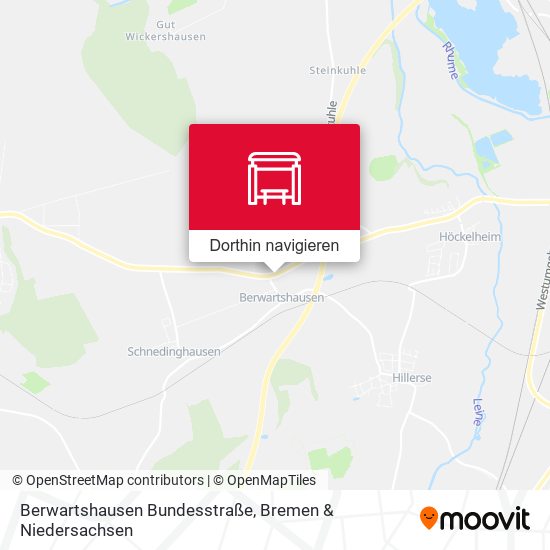 Berwartshausen Bundesstraße Karte