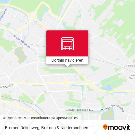 Bremen Deliusweg Karte