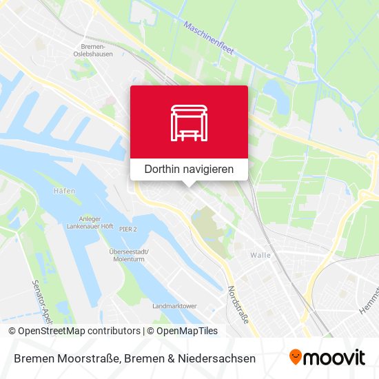 Bremen Moorstraße Karte