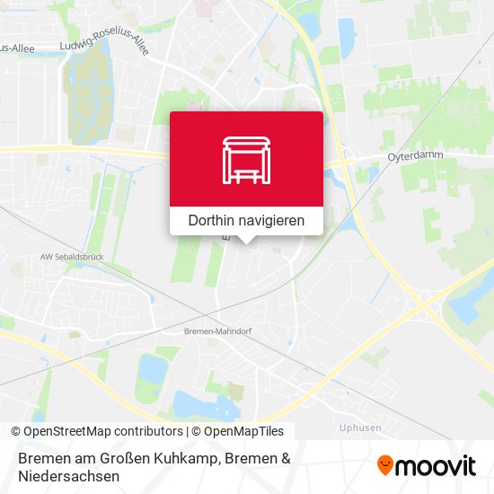 Bremen am Großen Kuhkamp Karte