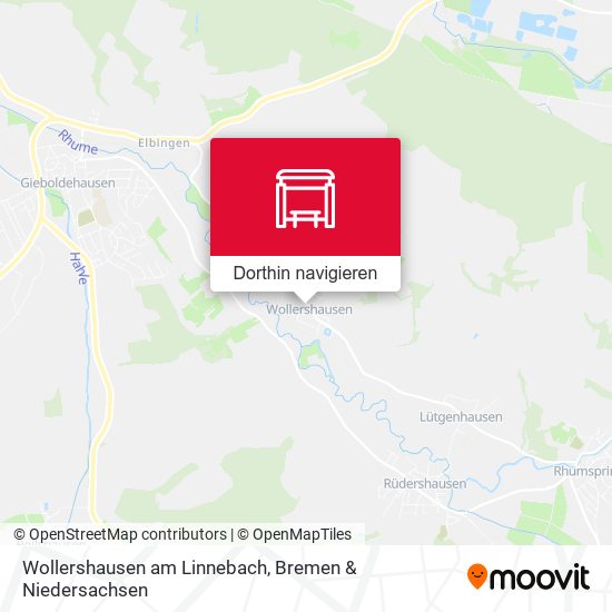Wollershausen am Linnebach Karte