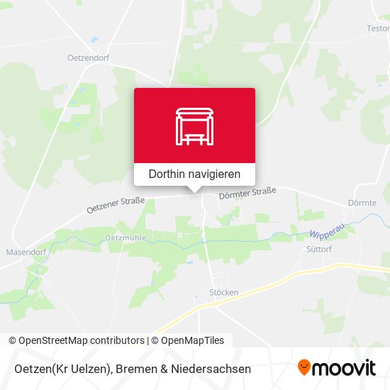 Oetzen(Kr Uelzen) Karte