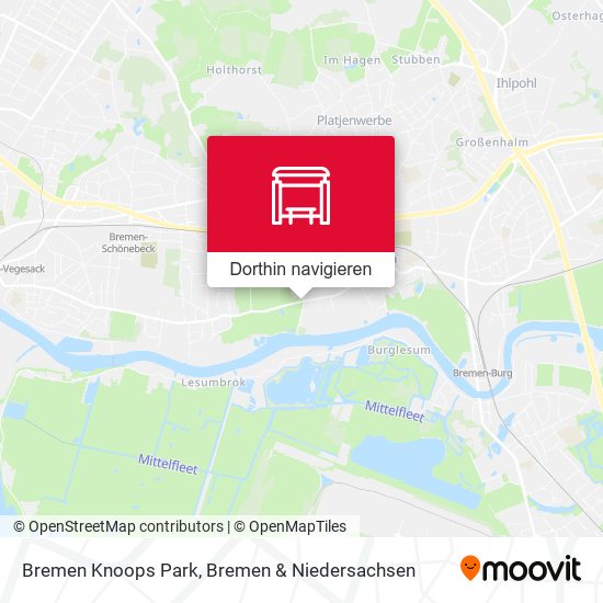Bremen Knoops Park Karte