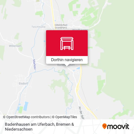 Badenhausen am Uferbach Karte