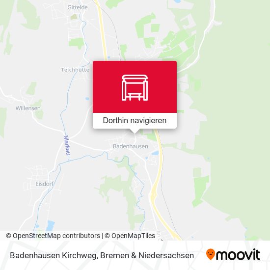 Badenhausen Kirchweg Karte