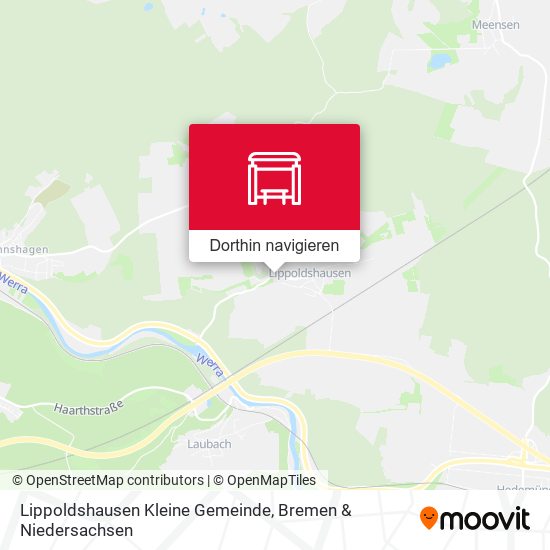 Lippoldshausen Kleine Gemeinde Karte