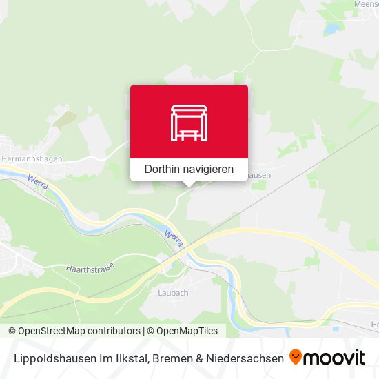 Lippoldshausen Im Ilkstal Karte