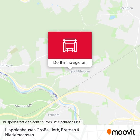 Lippoldshausen Große Lieth Karte