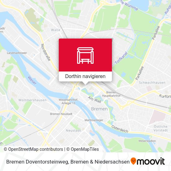 Bremen Doventorsteinweg Karte