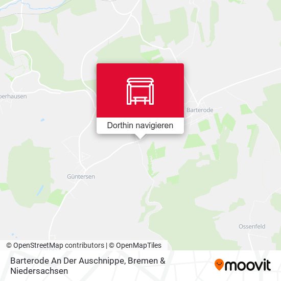 Barterode An Der Auschnippe Karte