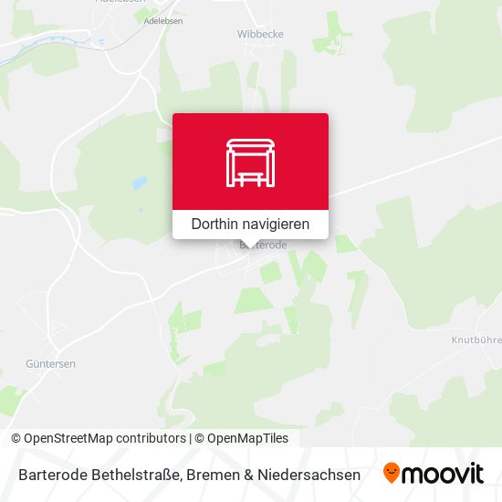 Barterode Bethelstraße Karte