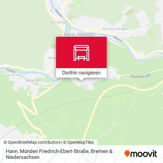 Hann. Münden Friedrich-Ebert-Straße Karte