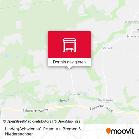 Linden(Schwienau) Ortsmitte Karte
