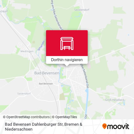 Bad Bevensen Dahlenburger Str Karte