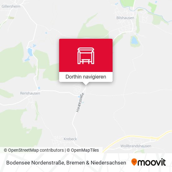 Bodensee Nordenstraße Karte