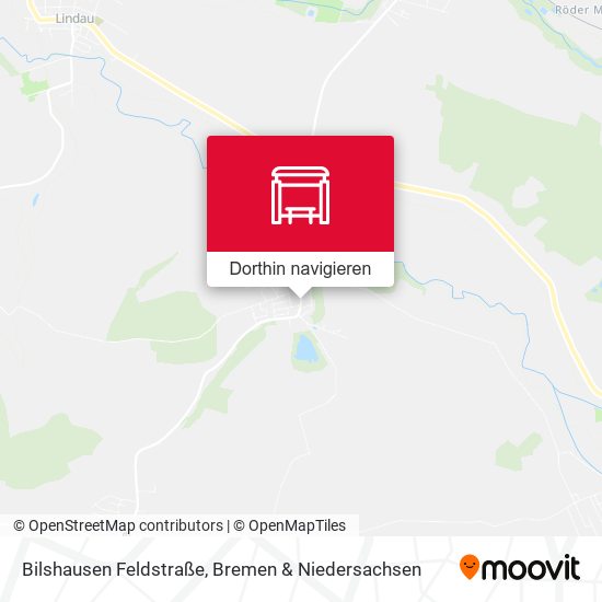 Bilshausen Feldstraße Karte
