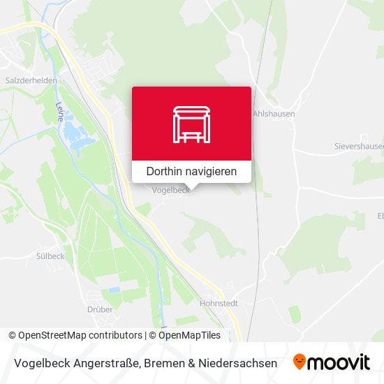 Vogelbeck Angerstraße Karte
