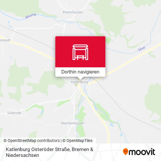 Katlenburg Osteröder Straße Karte