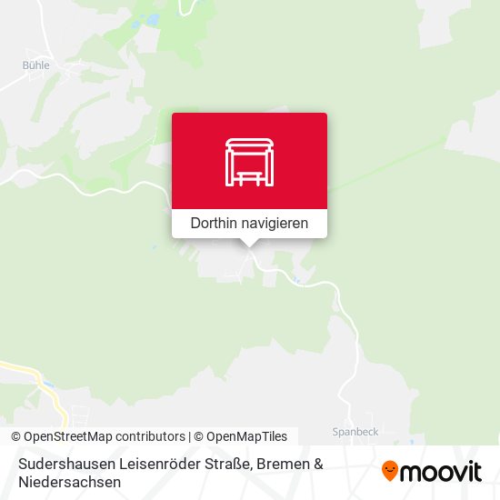 Sudershausen Leisenröder Straße Karte