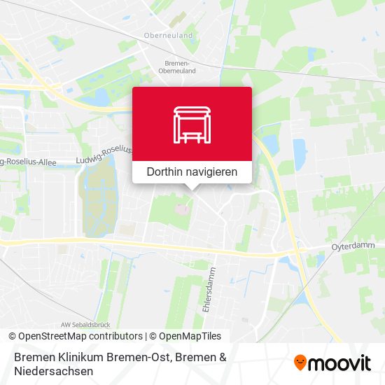 Bremen Klinikum Bremen-Ost Karte