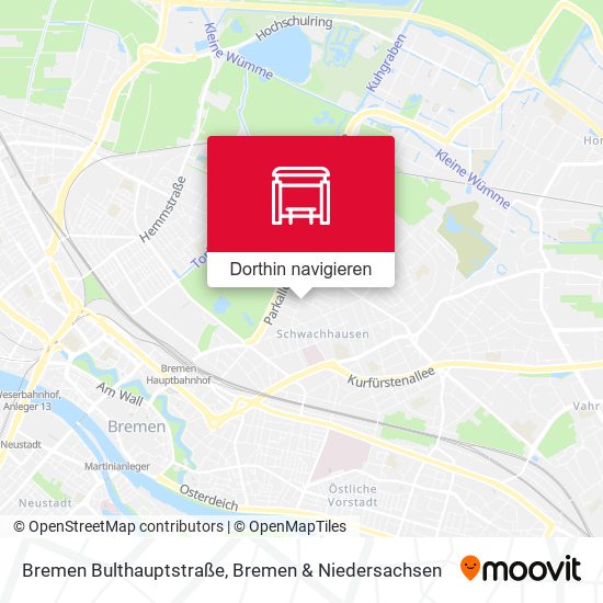 Bremen Bulthauptstraße Karte