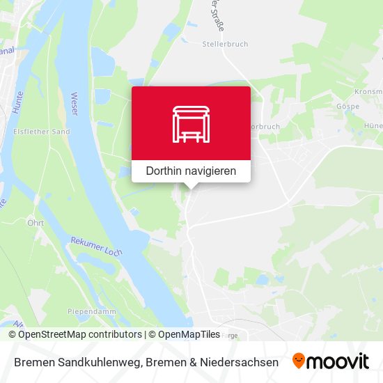 Bremen Sandkuhlenweg Karte