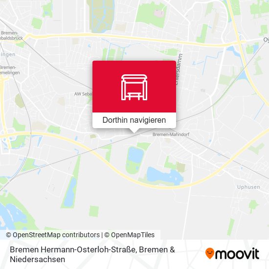 Bremen Hermann-Osterloh-Straße Karte