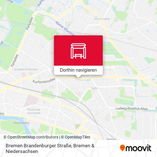 Bremen Brandenburger Straße Karte