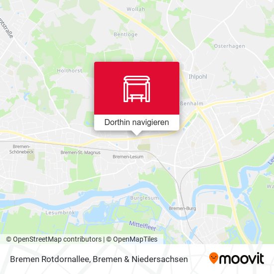 Bremen Rotdornallee Karte