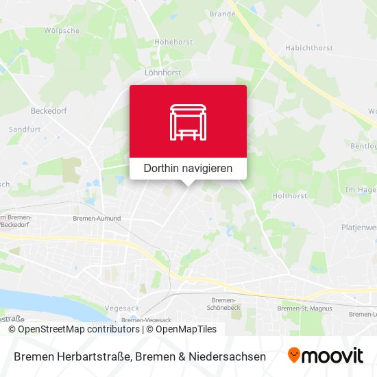 Bremen Herbartstraße Karte