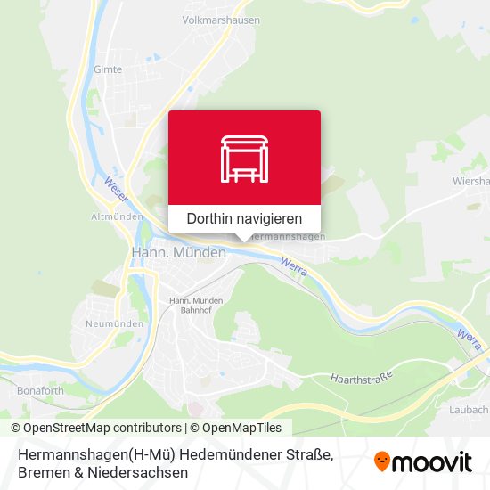 Hermannshagen(H-Mü) Hedemündener Straße Karte