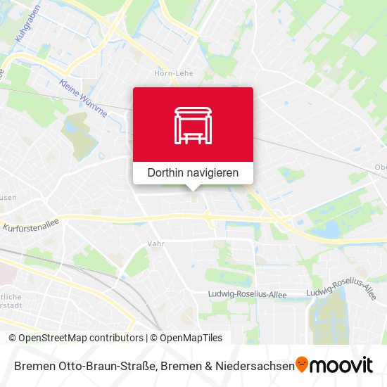 Bremen Otto-Braun-Straße Karte