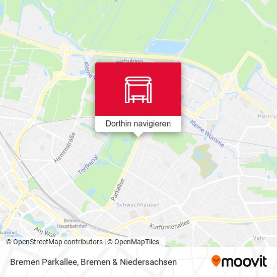 Bremen Parkallee Karte