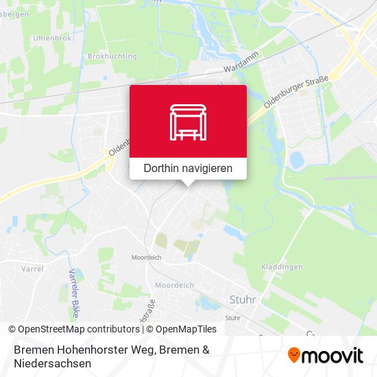 Bremen Hohenhorster Weg Karte